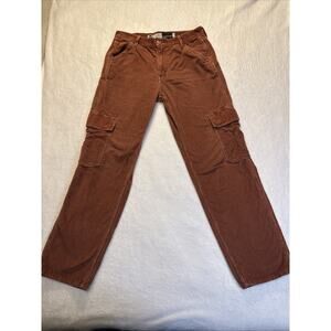 Levi’s Silver Tab Corduroy Brown Loose Fit Cargo Pocket Men 32x34